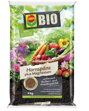 Compo BIO Hornspäne plus Magnesium, 4kg, 20325